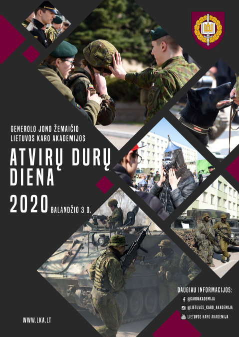Generolo Jono Žemaičio Lietuvos karo akademijoje atvirų durų diena!