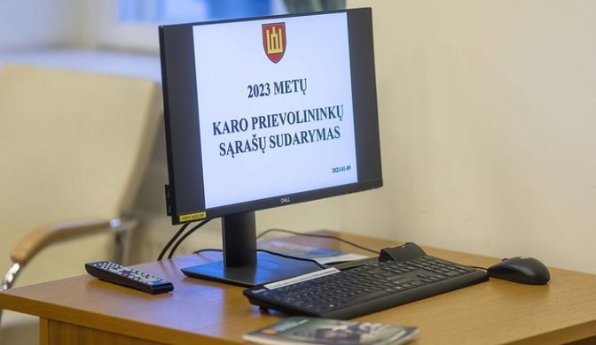 Sudarytas 2023 m. karo prievolininkų sąrašas