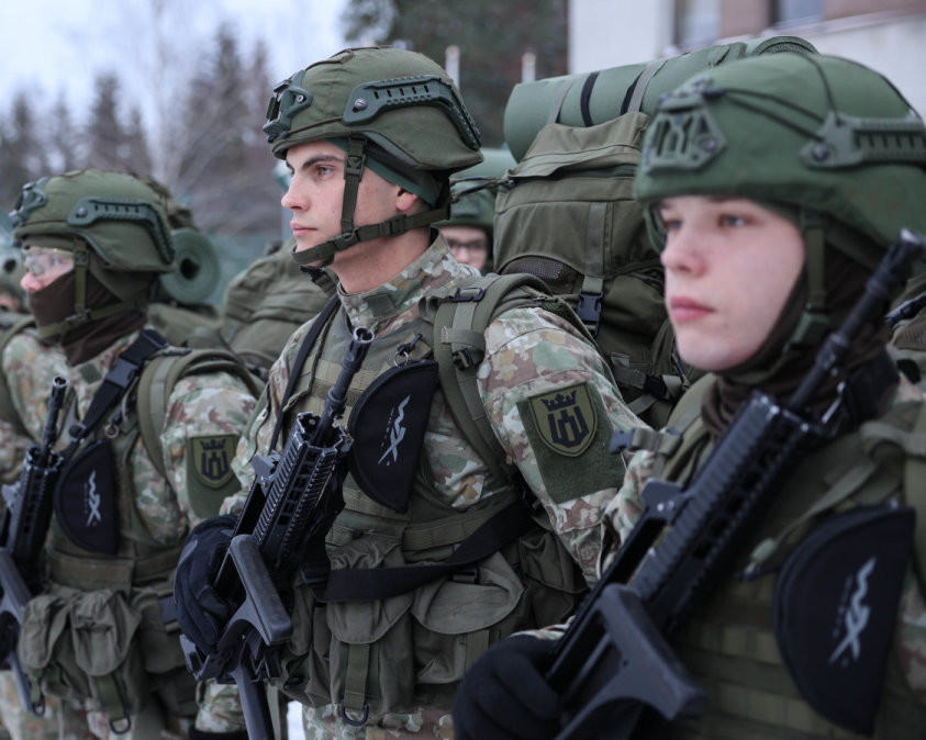 Daugiau nei 70 naujokų prisijungė prie Gedimino štabo bataliono – pradedama devynių mėnesių tarnyba