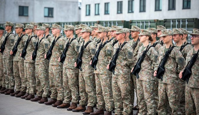 Daugiau nei 150 jaunuolių pradėjo tarnybą Kunigaikščio Vaidoto pėstininkų batalione