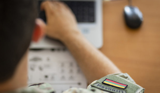 Stojantieji kviečiami LAMA BPO sistemoje pažymėti atliktą privalomąją pradinę karo tarnybą