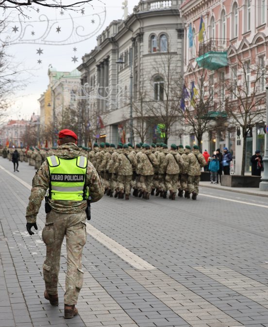 SKELBIAMA ATRANKA Į KARO POLICIJOS VILNIAUS ĮGULA